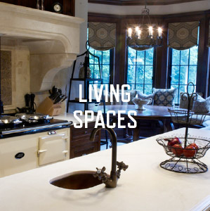 Homepage - Living Spaces block